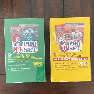 NFL Pro Set 1990 Official Card Set